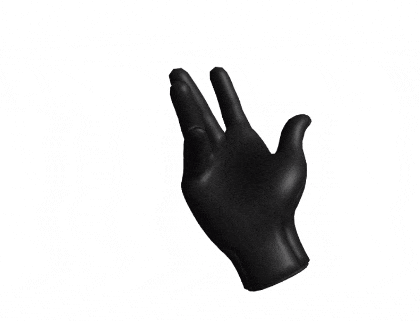 Right hand black WebXR
