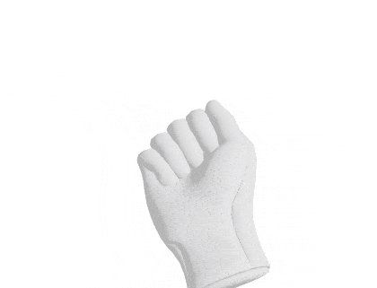 Right hand white WebXR 