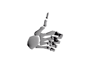 Skeleton left hand WebXR